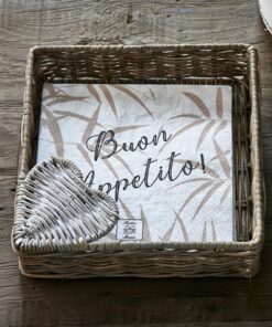 RATTAN ΘΗΚΗ ΓΙΑ ΧΑΡΤΟΠΕΤΣΕΤΕΣ