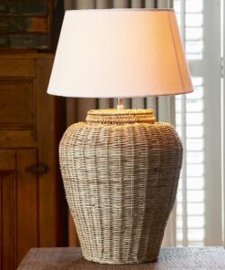 RATTAN ΒΑΣΗ ΕΠΙΤΡΑΠΕΖΙΑ ΛΑΜΠΑ