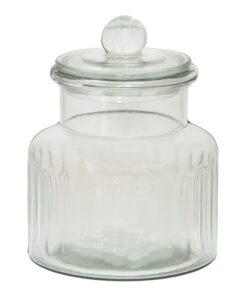 ΓΥΑΛΙΝΟ ΒΑΖΟ ΑΠΟΘΗΚΕΥΣΗΣ ΜΕ ΡΑΒΔΩΣΕΙΣ