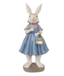 ΔΙΑΚΟΣΜΗΤΙΚΗ ΦΙΓΟΥΡΑ ΛΑΓΟΥΔΙΝΑ ΜΕ ΤΣΑΝΤΑ ΜΕ ΣΙΕΛ ΦΟΡΕΜΑ