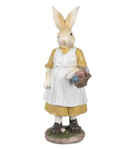 ΛΑΓΟΥΔΙΝΑ ΜΕ ΚΙΤΡΙΝΟ ΦΟΡΕΜΑ ΠΟΥ ΚΡΑΤΑΕΙ ΚΑΛΑΘΙ ΜΕ ΑΥΓΑ