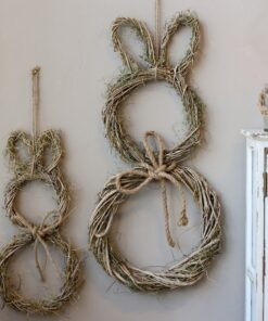 RATTAN ΣΤΕΦΑΝΑΚΙ ΣΕ ΣΧΗΜΑ ΛΑΓΟΥ -SMALL