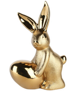 ΔΙΑΚΟΣΜΗΤΙΚΗ ΦΙΓΟΥΡΑ ΧΡΥΣΟΣ ΛΑΓΟΣ ΜΕ ΑΥΓΟΥΛΑΚΙ