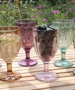 ΣΕΤ 6 ΤΕΜΑΧΙΑ ΠΟΛΥΧΡΩΜΑ ΚΟΛΩΝΑΤΑ ΠΟΤΗΡΙΑ ΚΡΑΣΙΟΥ