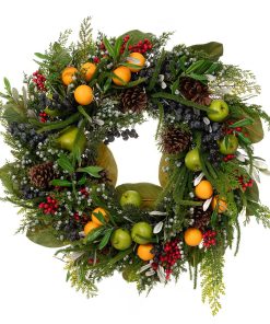 ΠΡΑΣΙΝΟ ΣΤΕΦΑΝΙ ΜΕ ΦΡΟΥΤΑ