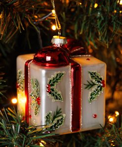 ΓΥΑΛΙΝΟ ΣΤΟΛΙΔΙ ΔΩΡΟ ΛΕΥΚΟ ΜΕ ΓΚΙ ΚΑΙ ΚΟΚΚΙΝΟ ΦΙΟΓΚΟ