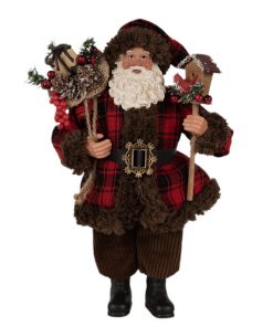 ΔΙΑΚΟΣΜΗΤΙΚΗ ΦΙΓΟΥΡΑ ΑΓΙΟΣ ΒΑΣΙΛΗΣ ΜΕ ΚΑΡΟ ΡΟΥΧΑ