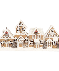 GINGERBREAD ΣΠΙΤΑΚΙΑ ΚΑΦΕ/ΛΕΥΚΟ ΜΕ ΓΚΛΙΤΕΡ