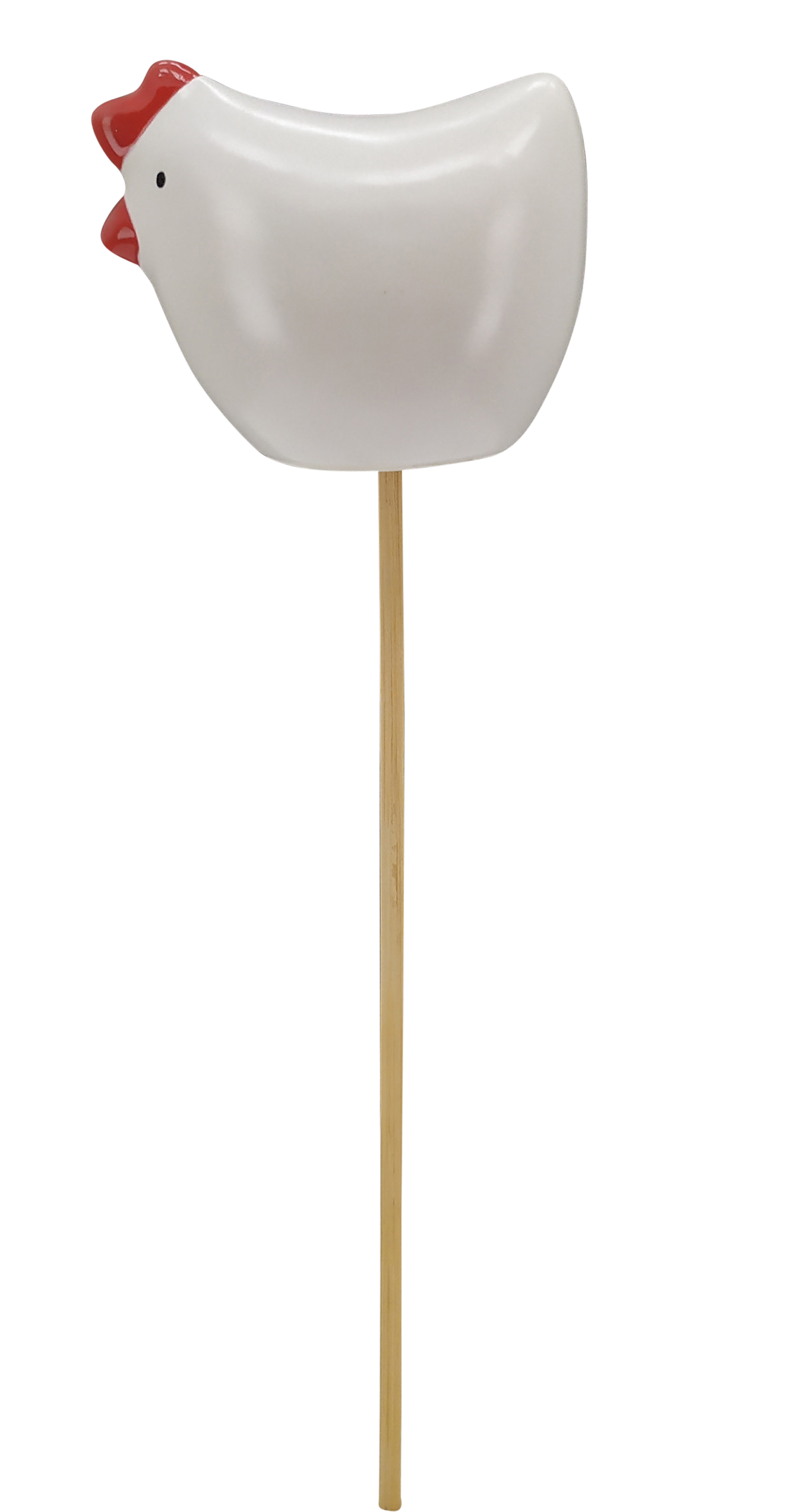 ΔΙΑΚΟΣΜΗΤΙΚΗ ΚΕΡΑΜΙΚΗ ΚΟΤΑ ΣΕ ΞΥΛΙΝΟ ΣΤΙΚ - ΛΕΥΚΗ