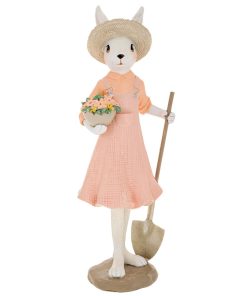 ΔΙΑΚΟΣΜΗΤΙΚΗ ΦΙΓΟΥΡΑ ΛΑΓΟΥΔΙΝΑ "ΑΓΡΟΤΙΣΣΑ" ΣΟΜΩΝ ΦΟΡΕΜΑ