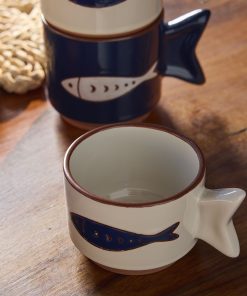 ΦΛΥΤΖΑΝΑΚΙ ESPRESSO ΨΑΡΑΚΙ ΛΕΥΚΟ/ΜΠΛΕ